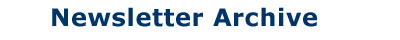 Newsletter Archive